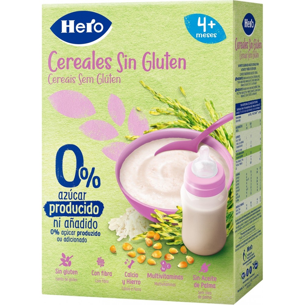 Hero Pedialac Papilla Cereales Sin Gluten 340 g
